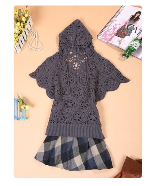 韓版鉤針毛衣詳細圖解與編織方法